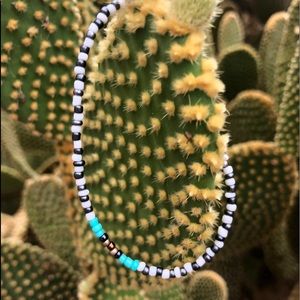 Minimalist bracelet: white/grey/blue